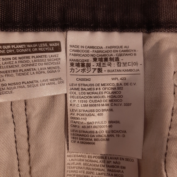 Levi's 514 Gray Straight Leg Jeans Mens Size 36 Hemmed 24" Inseam - Picture 7 of 11